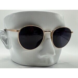 NEW Vintage Oversize Sunglasses | Non RX | Round Style | Gold Metal Frame #811